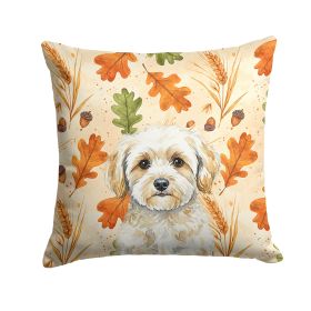 Maltipoo Heirloom Fall Throw Pillow Decorative Indoor Outdoor Accent Cushion for Couch, Bed or Patio, 18Hx18W Maltipoo Heirloom Fall Throw Pillow Decorative Indoor Outdoor Accent Cushion for Couch, Bed or Patio, 18Hx18W